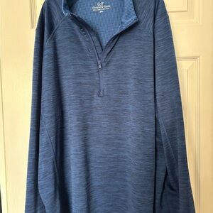 Vineyard Vines Blue Quarter-Zip Sweatshirt